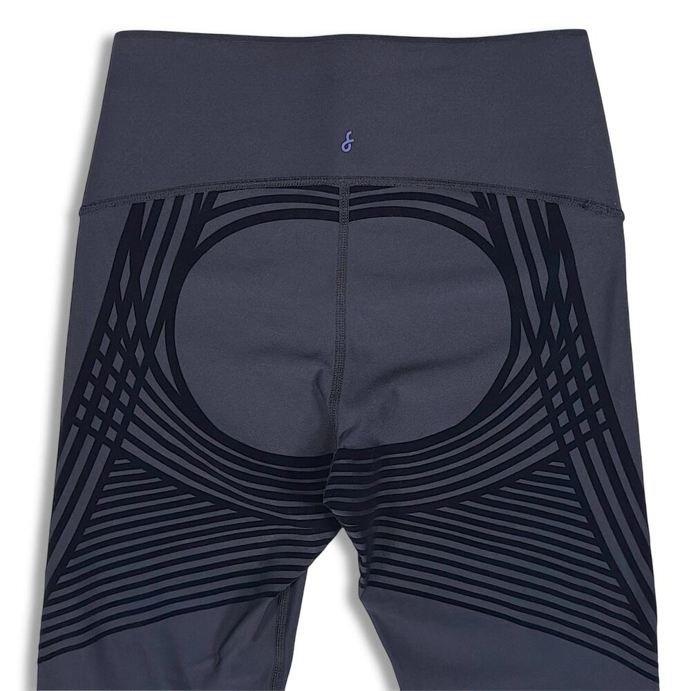 FANKA Body Sculpt 7/8 Leggings M Black High Rise Reversible Compression Yoga - Picture 6 of 14